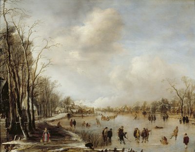 Paisaje de invierno, 1645 de Aert van der Neer